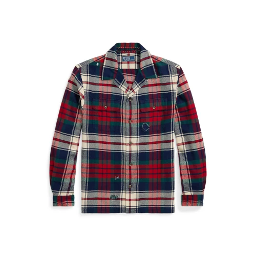 Ανδρικό Πουκάμισο Classic Fit Plaid Flannel Camp Polo Ralph Lauren