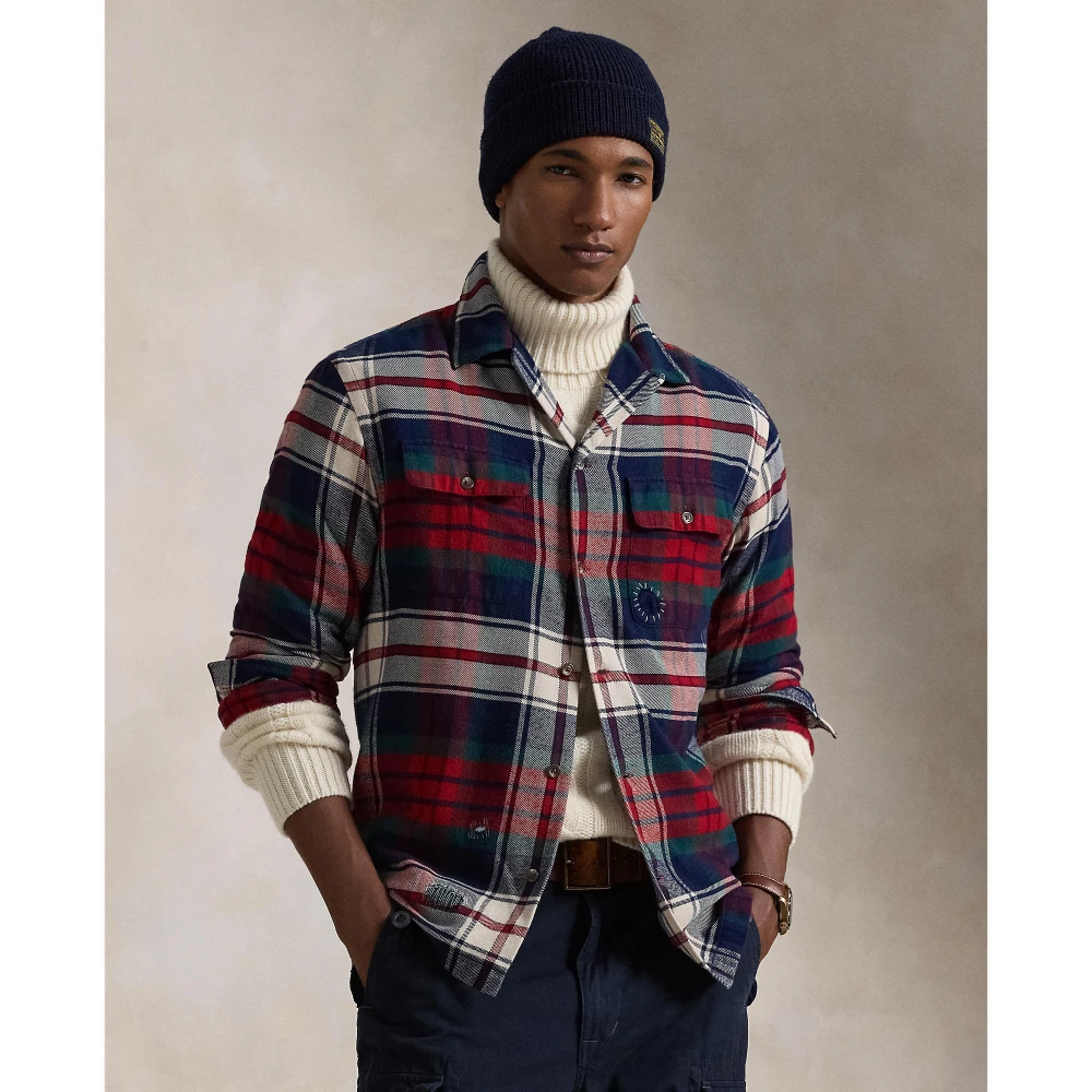 Ανδρικό Πουκάμισο Classic Fit Plaid Flannel Camp Polo Ralph Lauren
