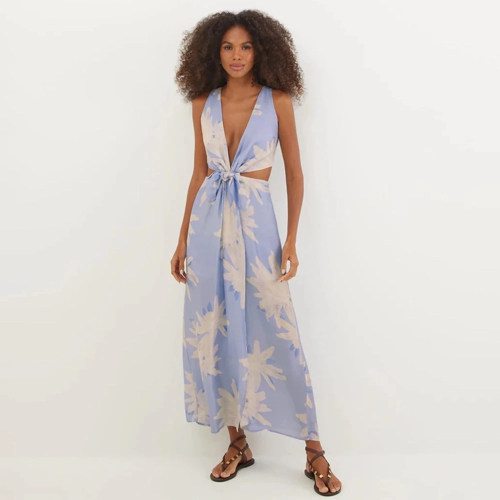 Γυναικείο Μακρύ Φόρεμα - Nadi Long Dress Vix Maliblue

