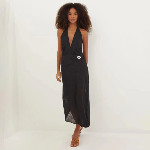 Γυναικείο Midi Φόρεμα - Zita Midi Dress Vix Black
