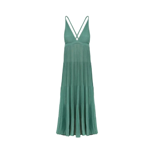 Γυναικείο Πλεκτό Μακρύ Φόρεμα - Knit Katia Long Dress Vix
