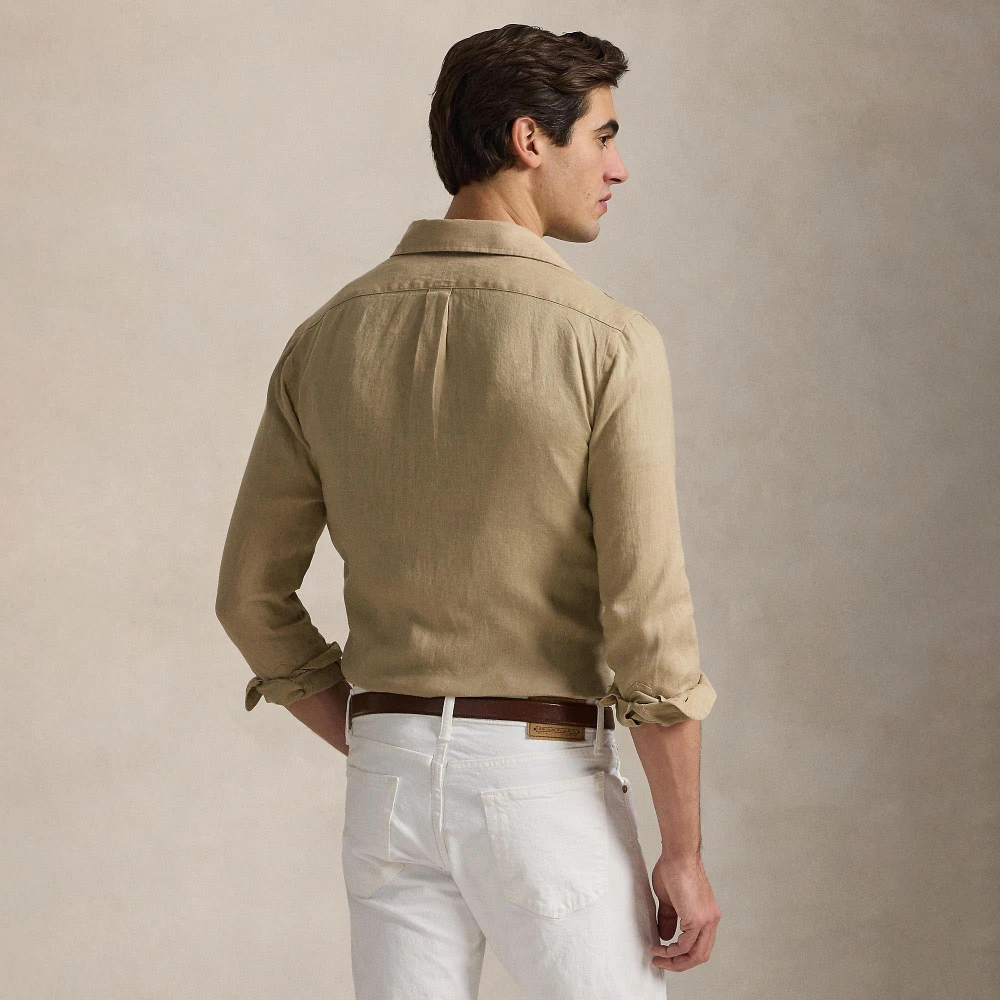 Ανδρικό Πουκάμισο Custom Fit Linen Shirt Polo Ralph Lauren