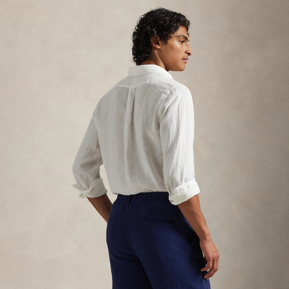 Ανδρικό Πουκάμισο Custom Fit Linen Shirt Polo Ralph Lauren