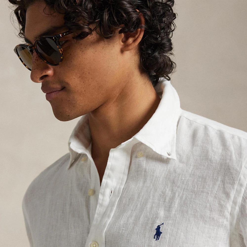 Ανδρικό Πουκάμισο Custom Fit Linen Shirt Polo Ralph Lauren