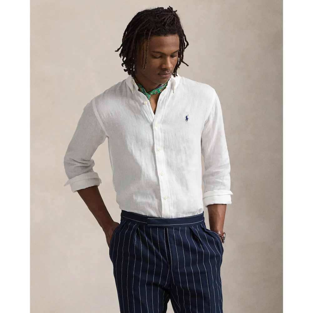 Ανδρικό Πουκάμισο Custom Fit Linen Shirt Polo Ralph Lauren