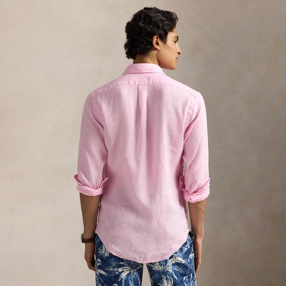 Ανδρικό Πουκάμισο Custom Fit Linen Shirt Polo Ralph Lauren