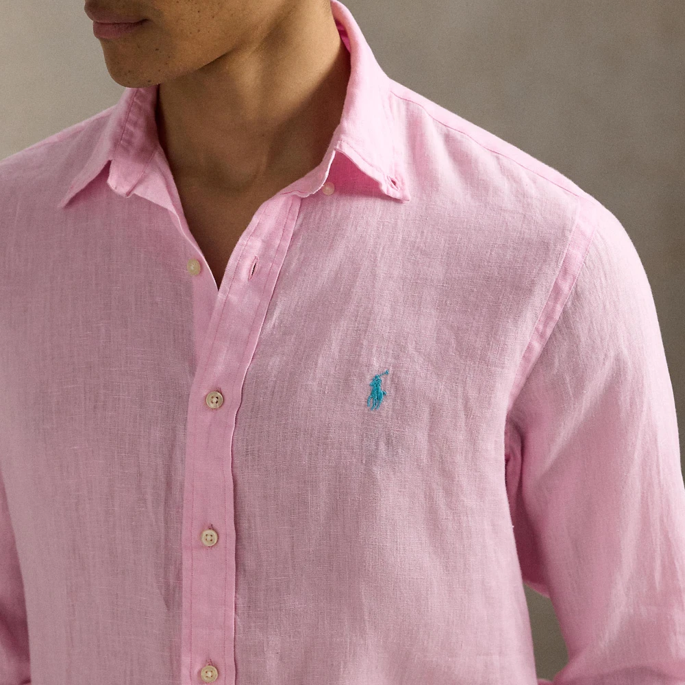 Ανδρικό Πουκάμισο Custom Fit Linen Shirt Polo Ralph Lauren