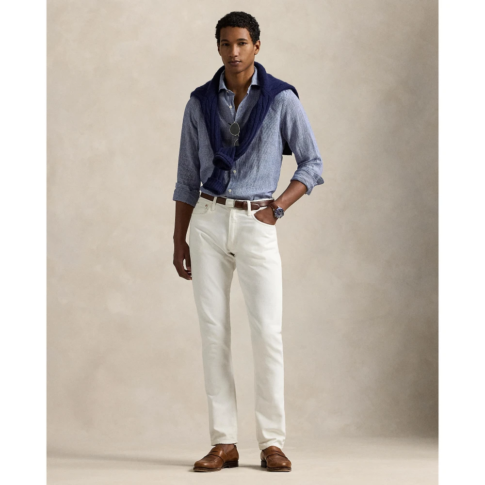 Ανδρικό Πουκάμισο Custom Fit Linen Shirt Polo Ralph Lauren