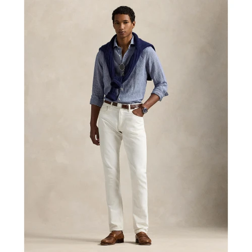 Ανδρικό Πουκάμισο Custom Fit Linen Shirt Polo Ralph Lauren