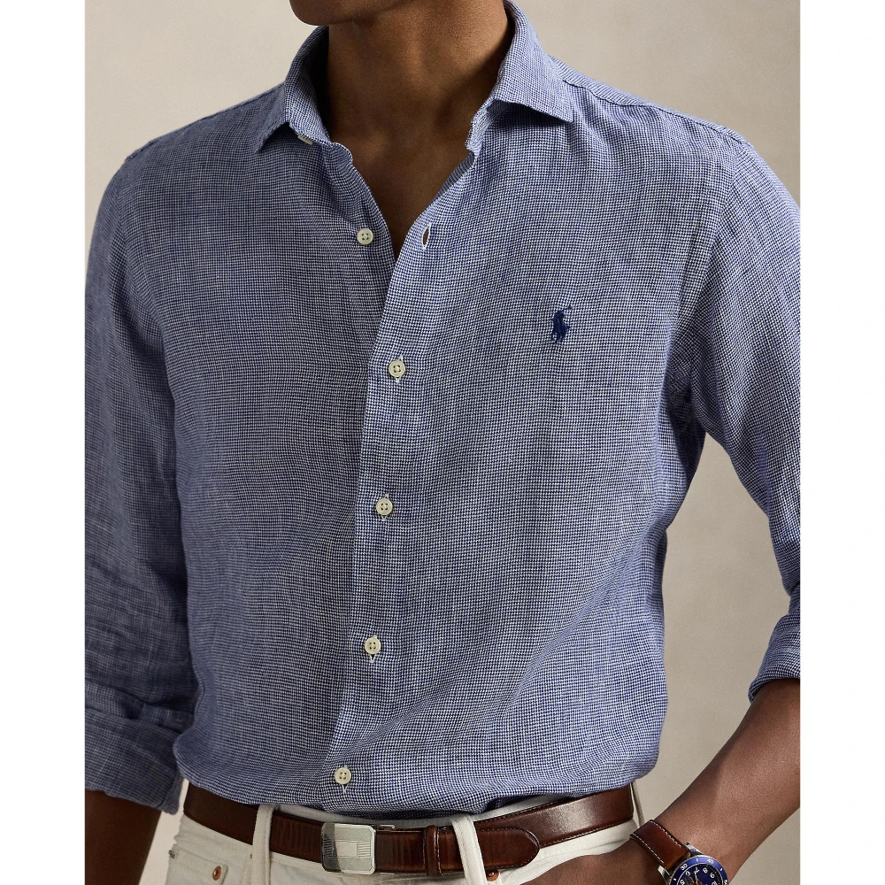 Ανδρικό Πουκάμισο Custom Fit Linen Shirt Polo Ralph Lauren