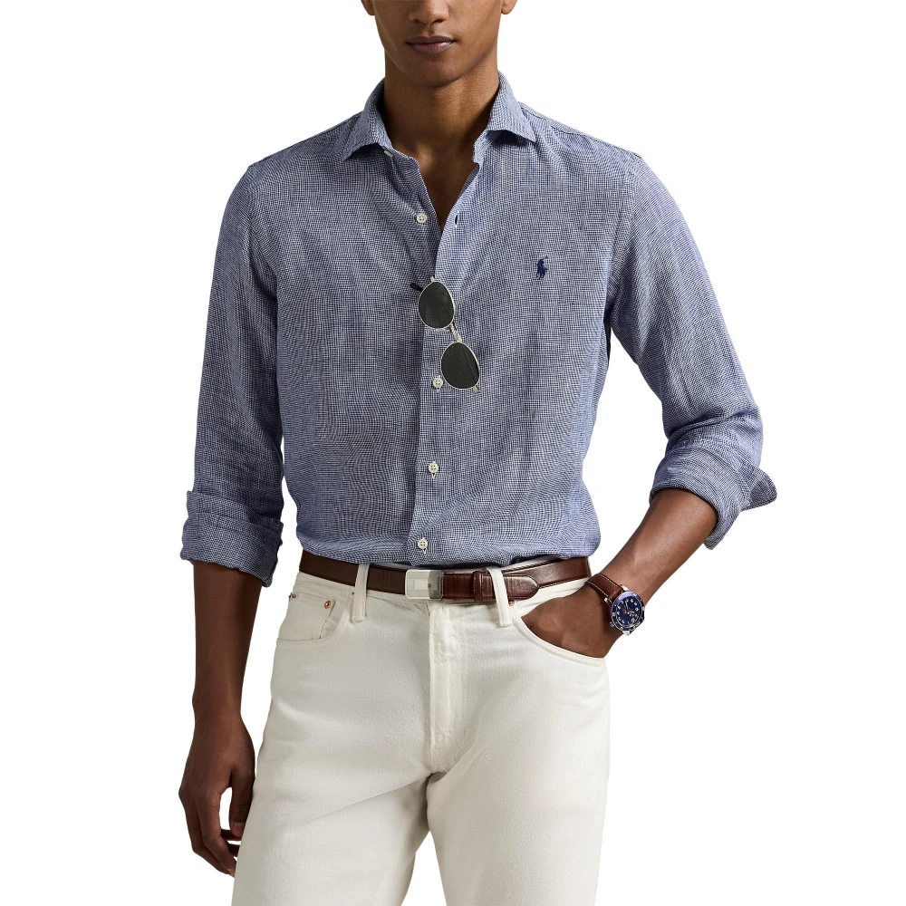 Ανδρικό Πουκάμισο Custom Fit Linen Shirt Polo Ralph Lauren