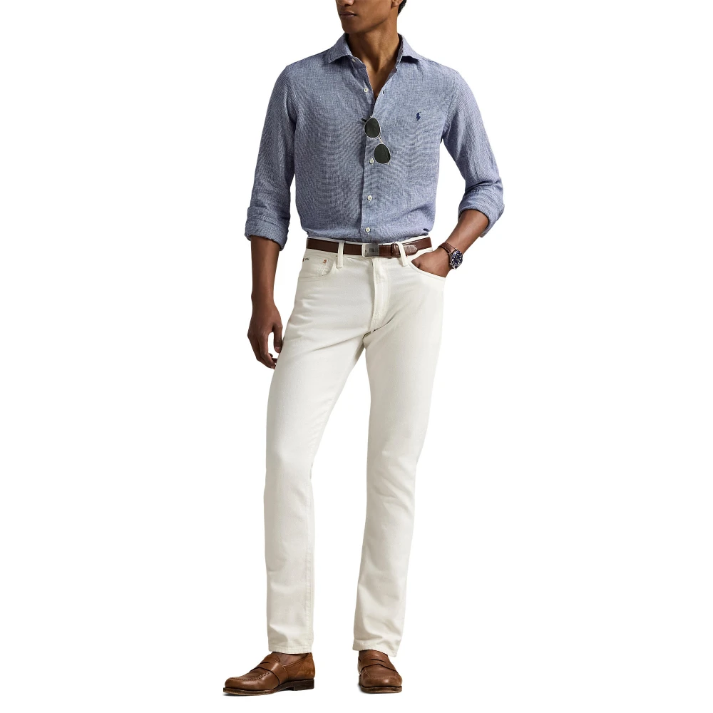 Ανδρικό Πουκάμισο Custom Fit Linen Shirt Polo Ralph Lauren