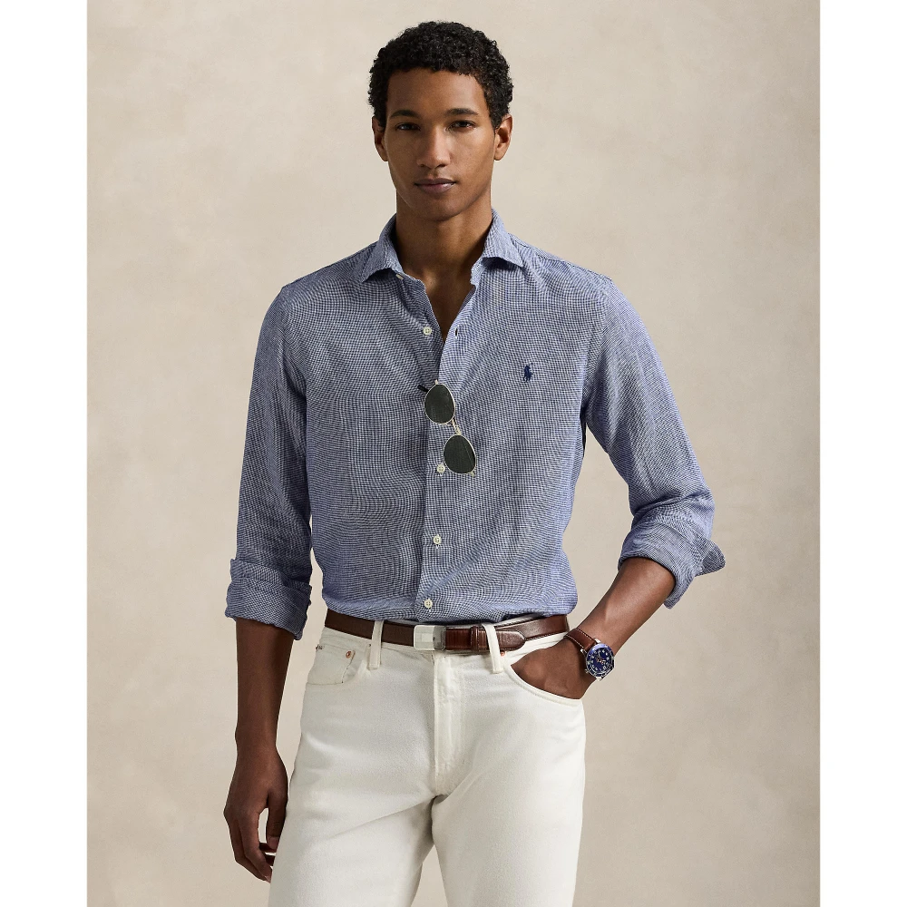 Ανδρικό Πουκάμισο Custom Fit Linen Shirt Polo Ralph Lauren