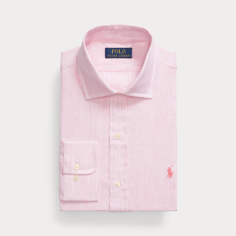 Ανδρικό Πουκάμισο  Custom Fit Striped Linen Polo Ralph Lauren