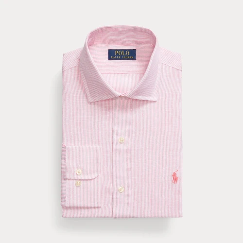 Ανδρικό Πουκάμισο  Custom Fit Striped Linen Polo Ralph Lauren