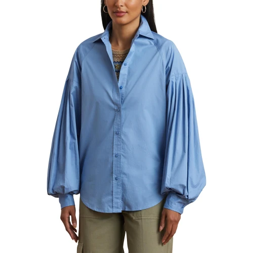  Γυναικείο Πουκάμισο Ποπλίνα  Cotton Poplin Blouson-Sleeve Shirt Polo Ralph Lauren