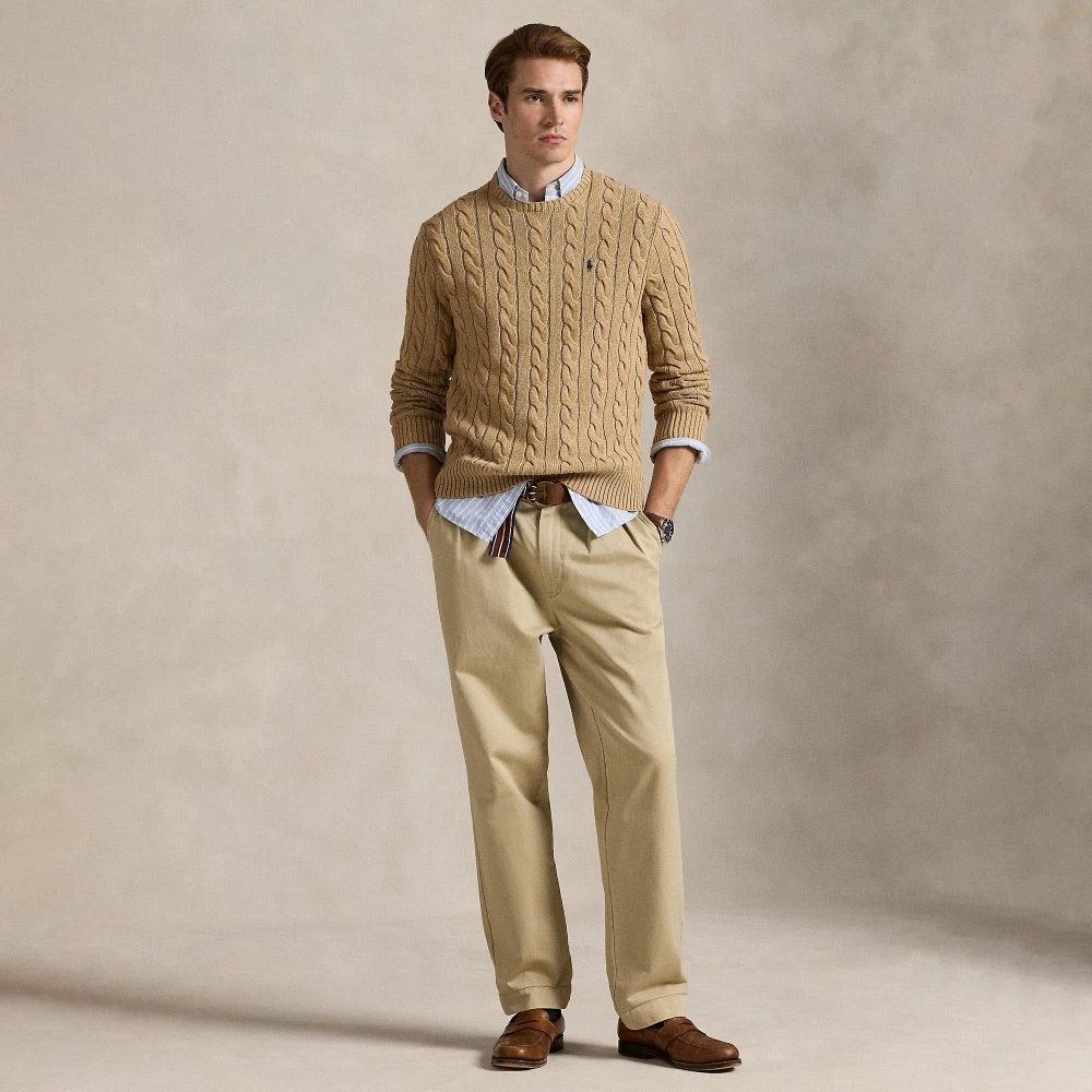 Ανδρικό Πουλόβερ Cable-Knit Cotton Polo Ralph Lauren