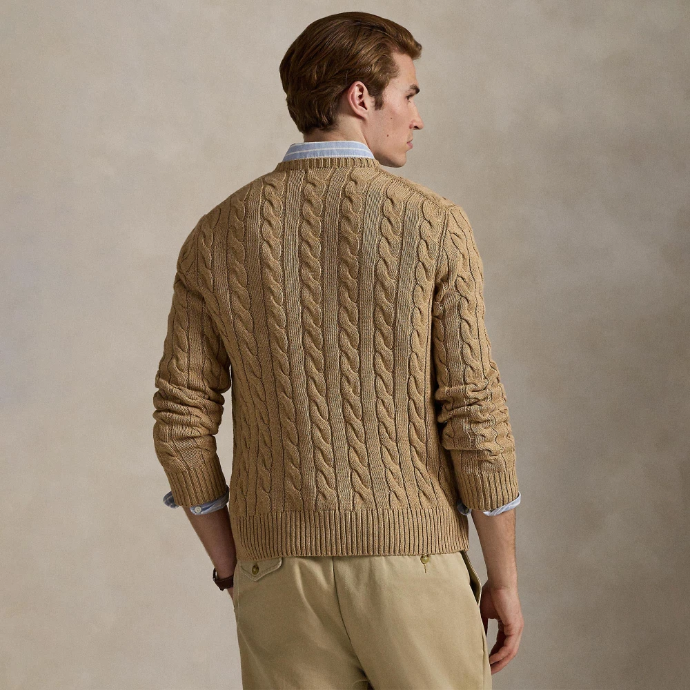 Ανδρικό Πουλόβερ Cable-Knit Cotton Polo Ralph Lauren