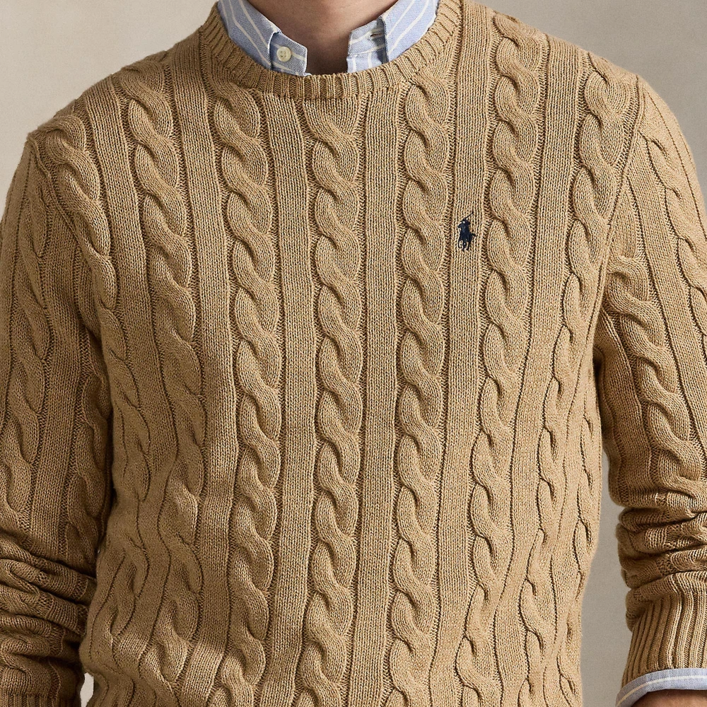 Ανδρικό Πουλόβερ Cable-Knit Cotton Polo Ralph Lauren