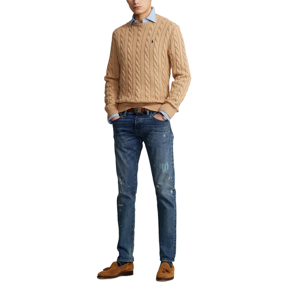 Ανδρικό Πουλόβερ Cable-Knit Cotton Polo Ralph Lauren