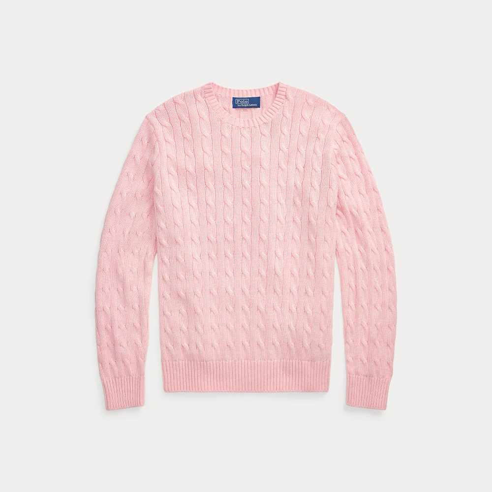Ανδρικό Πουλόβερ Cable-Knit Cotton Crewneck Sweater Polo Ralph Lauren
