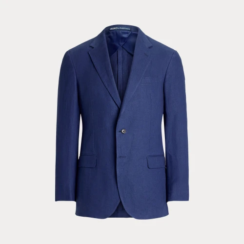 Ανδρικό Λινό Σακάκι Tailored σε Bright Navy | Polo Ralph Lauren
