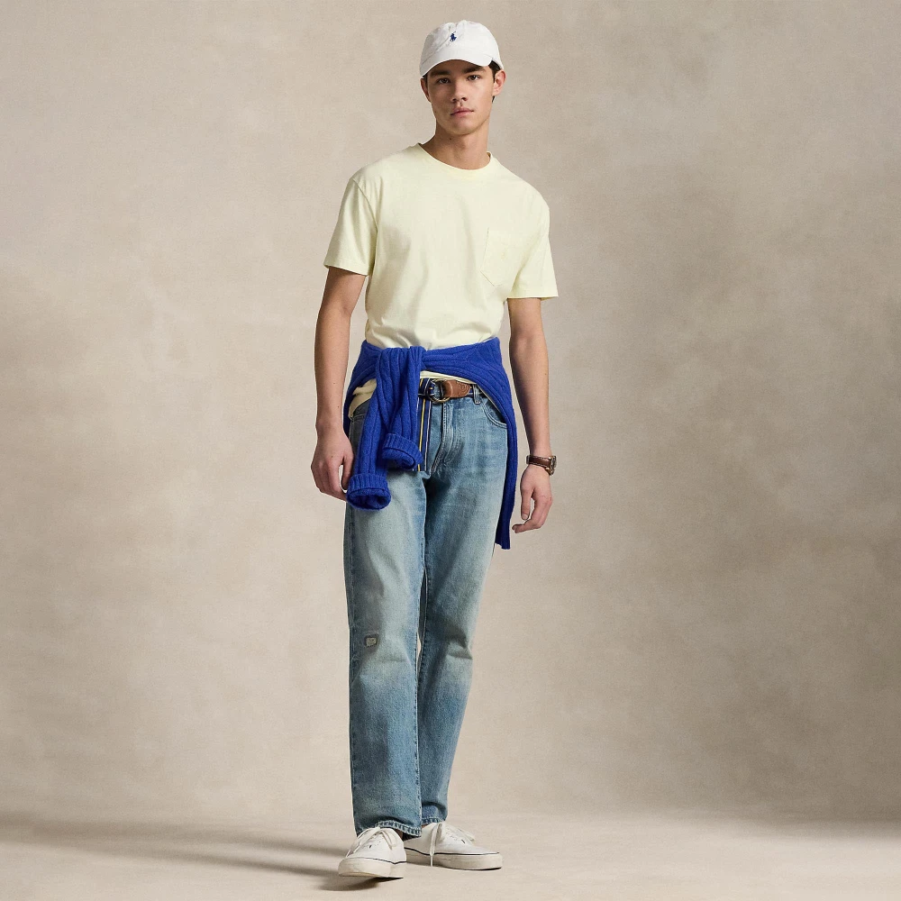 Ανδρική Μπλούζα Custom Slim Mineral-Dyed Pocket Polo Ralph Lauren