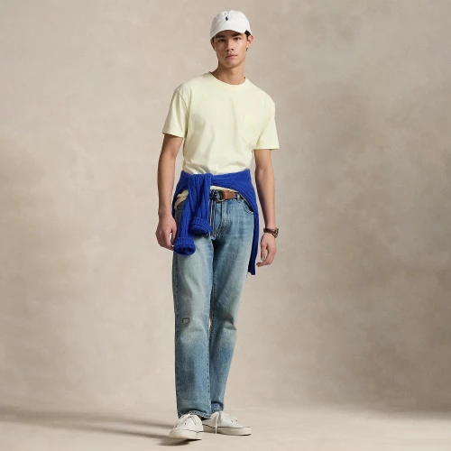 Ανδρική Μπλούζα Custom Slim Mineral-Dyed Pocket Polo Ralph Lauren
