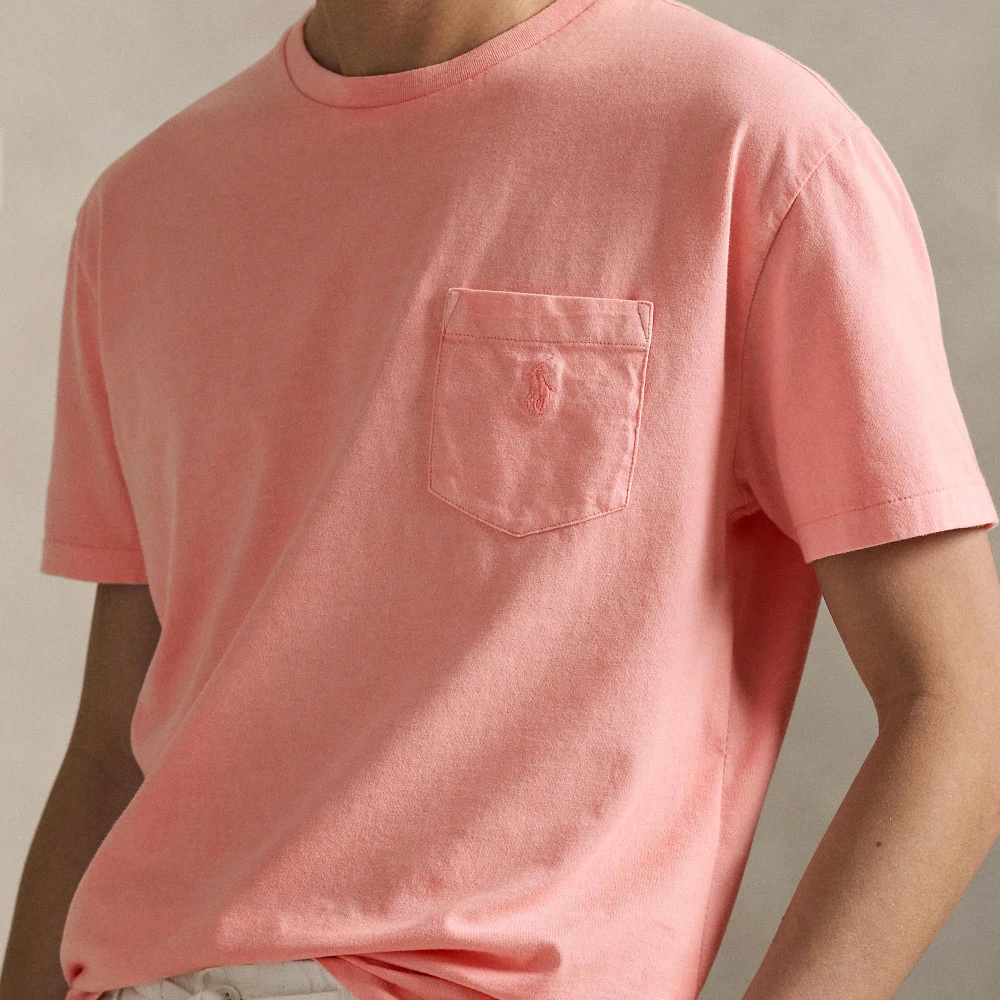 Ανδρική Μπλούζα Custom Slim Mineral-Dyed Pocket Polo Ralph Lauren