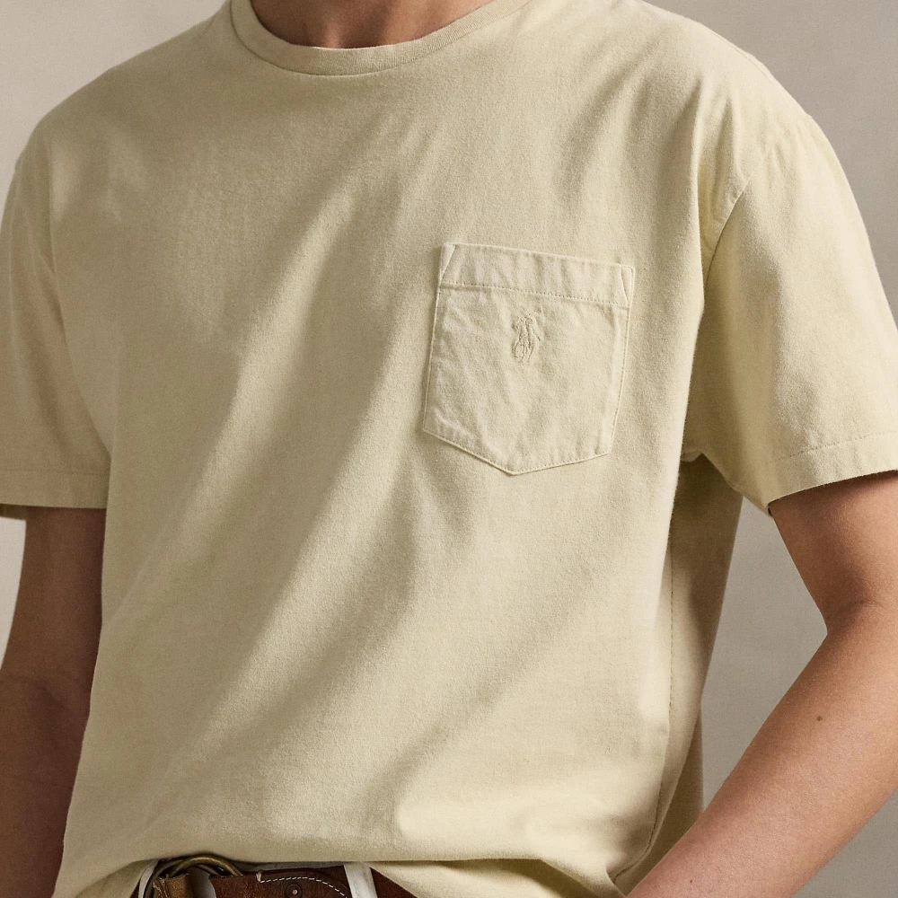 Ανδρική Μπλούζα Custom Slim Mineral-Dyed Pocket Polo Ralph Lauren