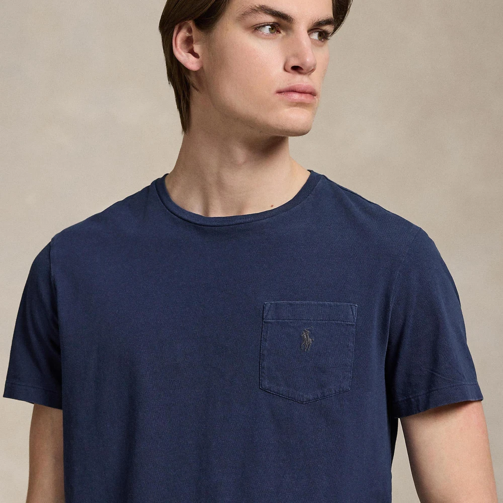 Ανδρική Μπλούζα  Standard Fit Cotton-Linen Pocket T-Shirt  Polo Ralph Lauren