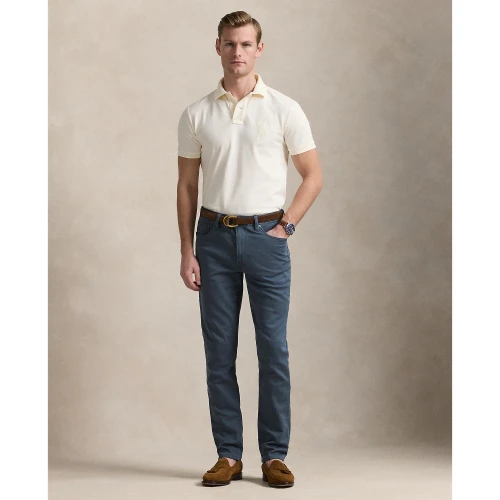 Ανδρικό Πουκάμισο Custom Slim Fit Big Pony Mesh Polo Ralph Lauren