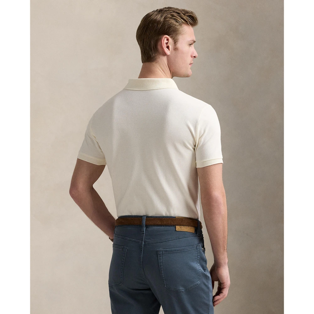 Ανδρικό Πουκάμισο Custom Slim Fit Big Pony Mesh Polo Ralph Lauren
