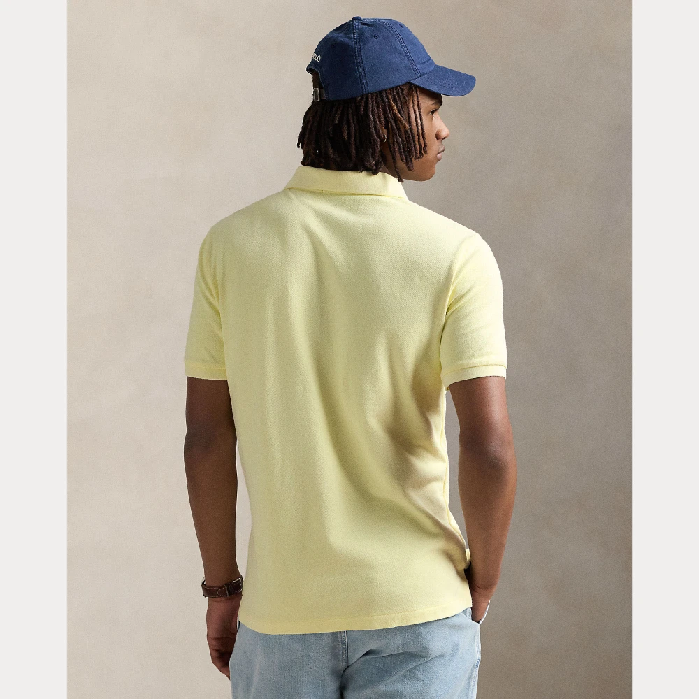 Ανδρικό Πουκάμισο Custom Slim Mineral-Dyed Mesh Polo Ralph Lauren