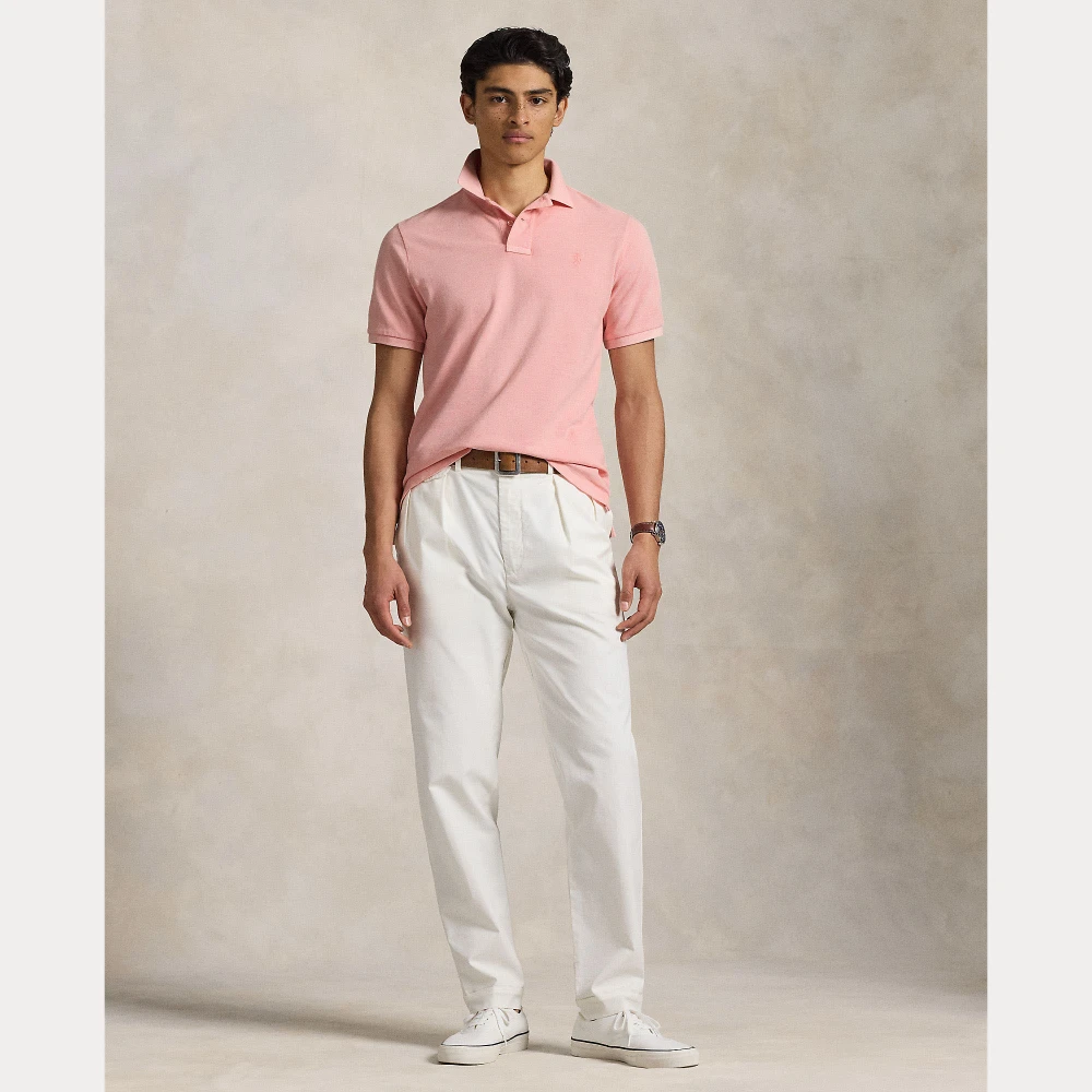 Ανδρικό Πουκάμισο Custom Slim Mineral-Dyed Mesh Polo Ralph Lauren
