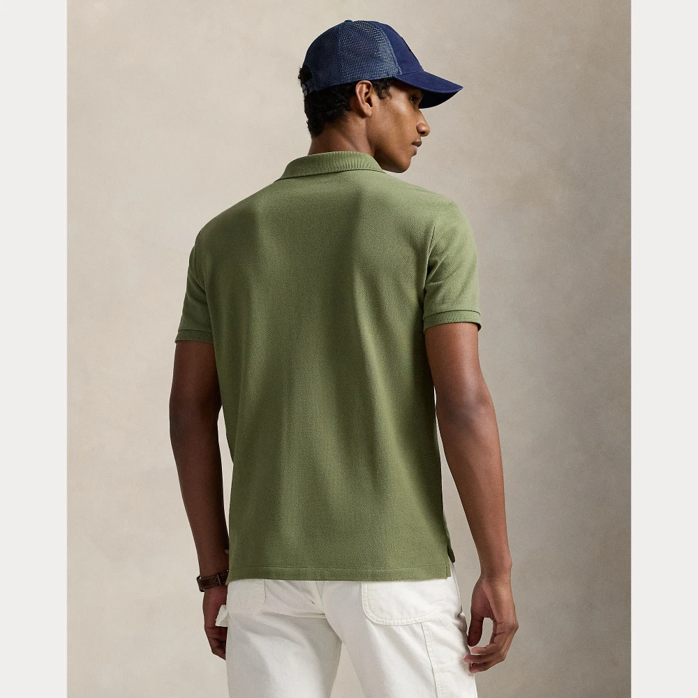 Ανδρικό Πουκάμισο Custom Slim Polo Bear Mesh Polo Polo Ralph Lauren