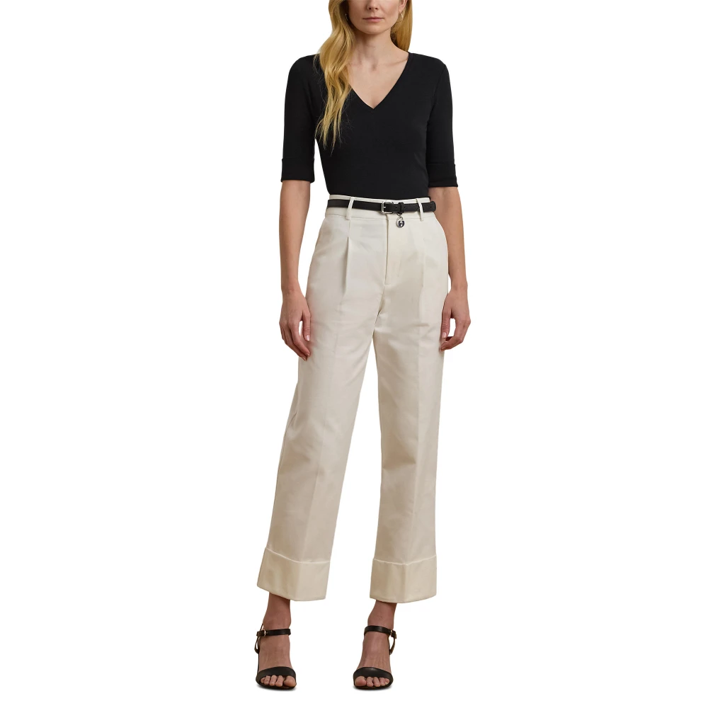 Γυναικεία Μπλούζα Stretch Cotton Elbow-Sleeve V-Neck TeePolo Ralph Lauren