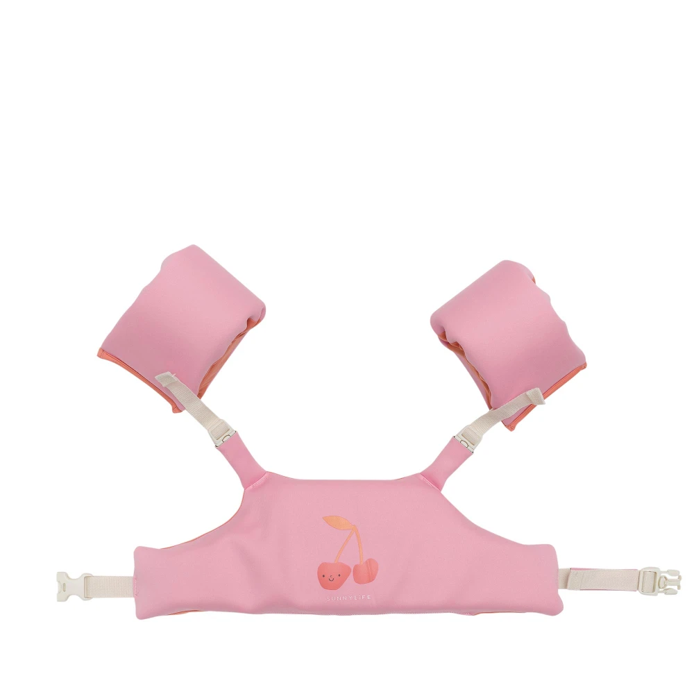 Παιδικό Σωσίβιο Γιλέκο Με Μπρατσάκια 4-6 Cotton Candy Cherry Sunnylife