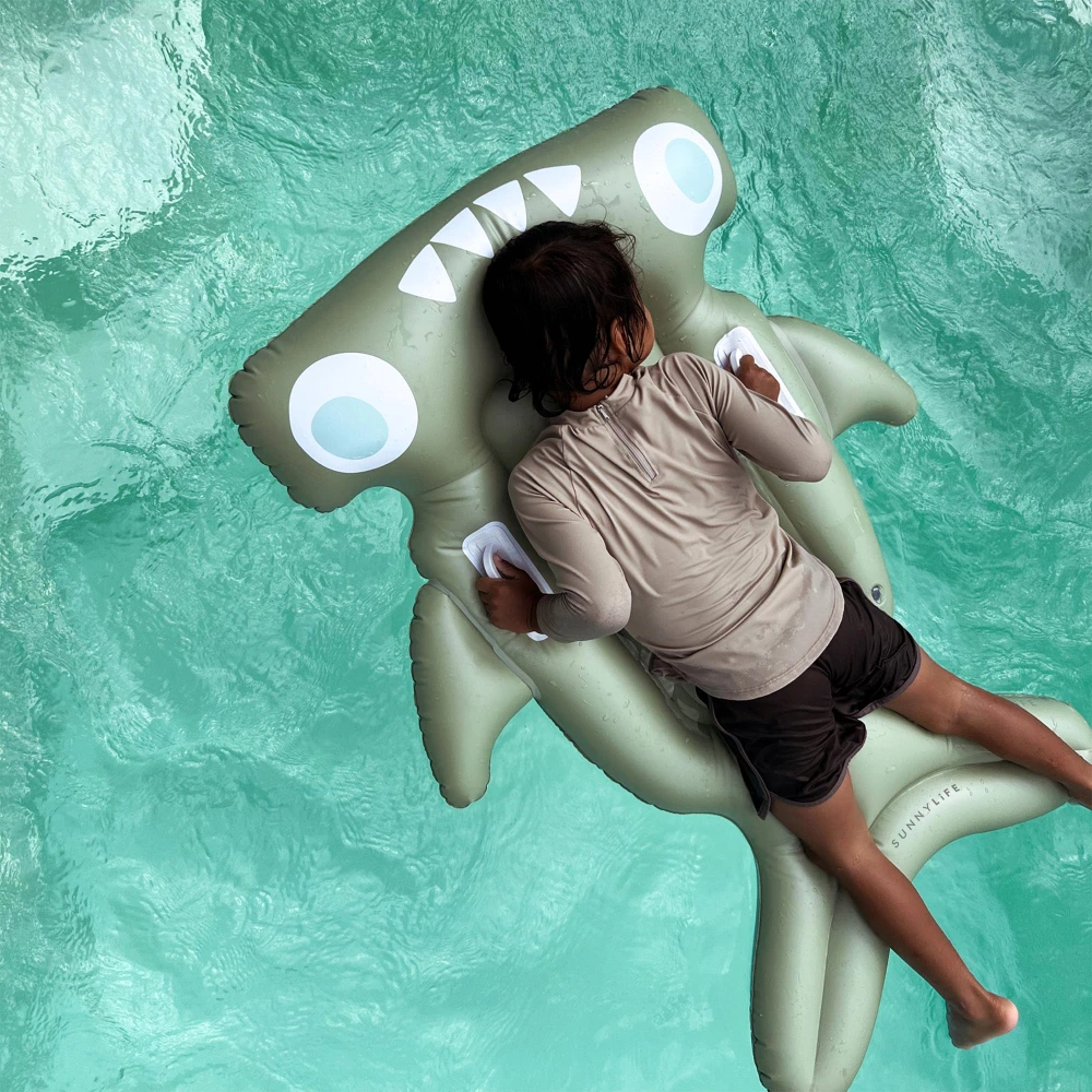 Παιδικό Στρώμα Θαλάσσης Salty the Shark Khaki Sunnylife
