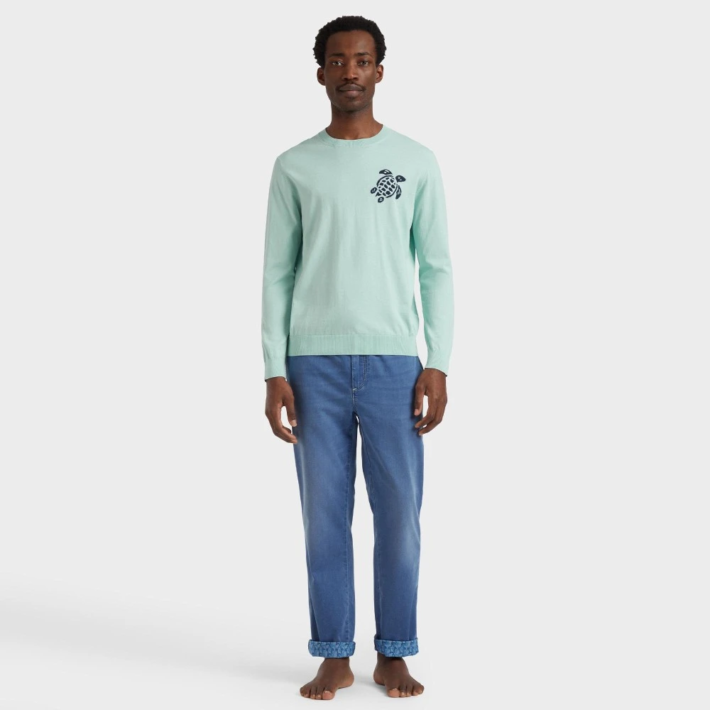 Ανδρικό Πουλόβερ Vilebrequin Cotton Turtle