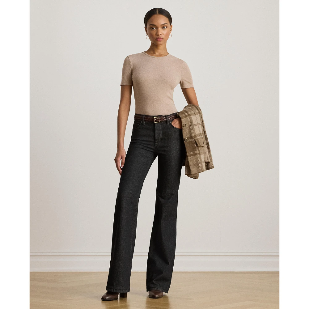 Γυναικεία Βαμβακερή Μπλούζα Stretch  Crewneck Lauren Ralph Lauren