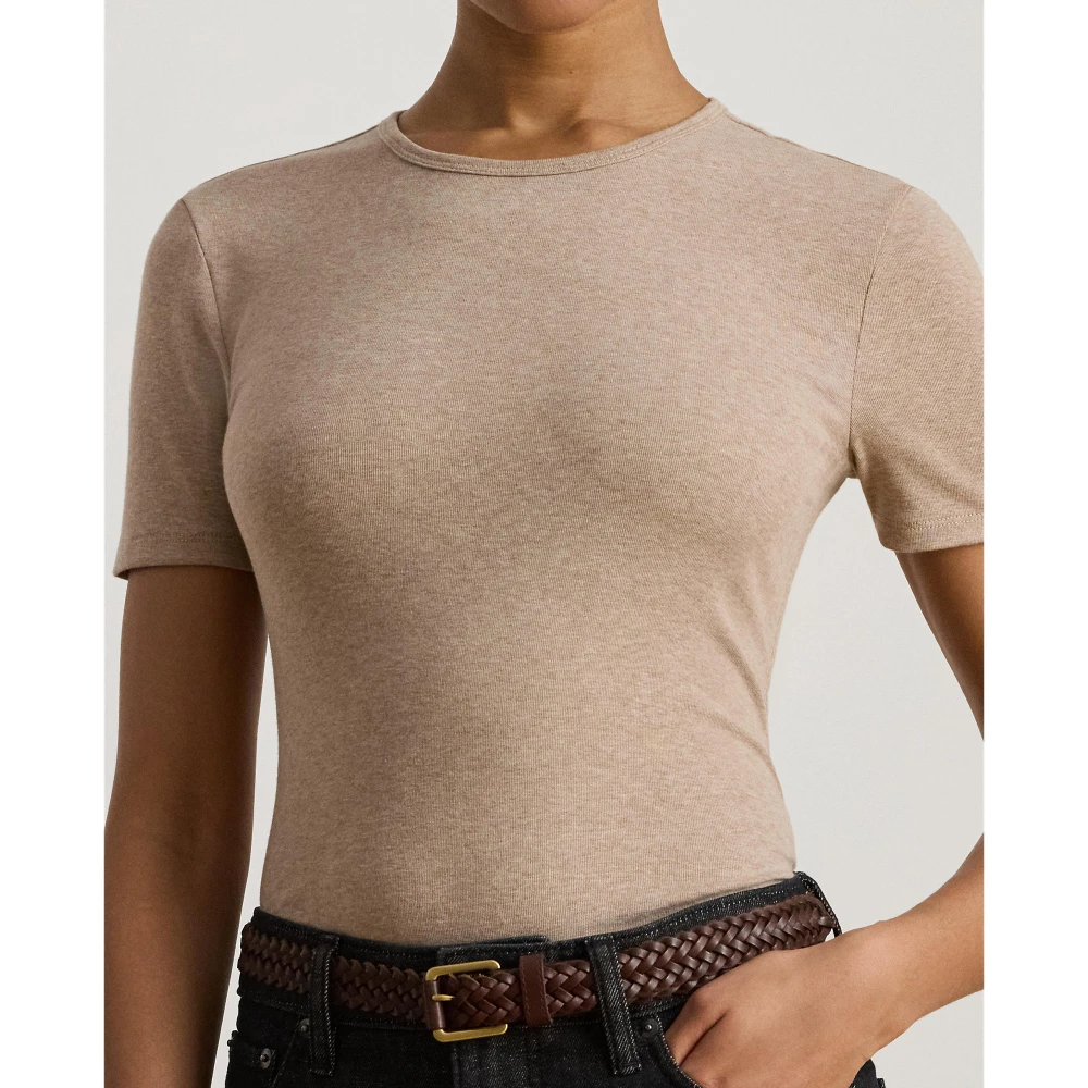 Γυναικεία Βαμβακερή Μπλούζα Stretch  Crewneck Lauren Ralph Lauren