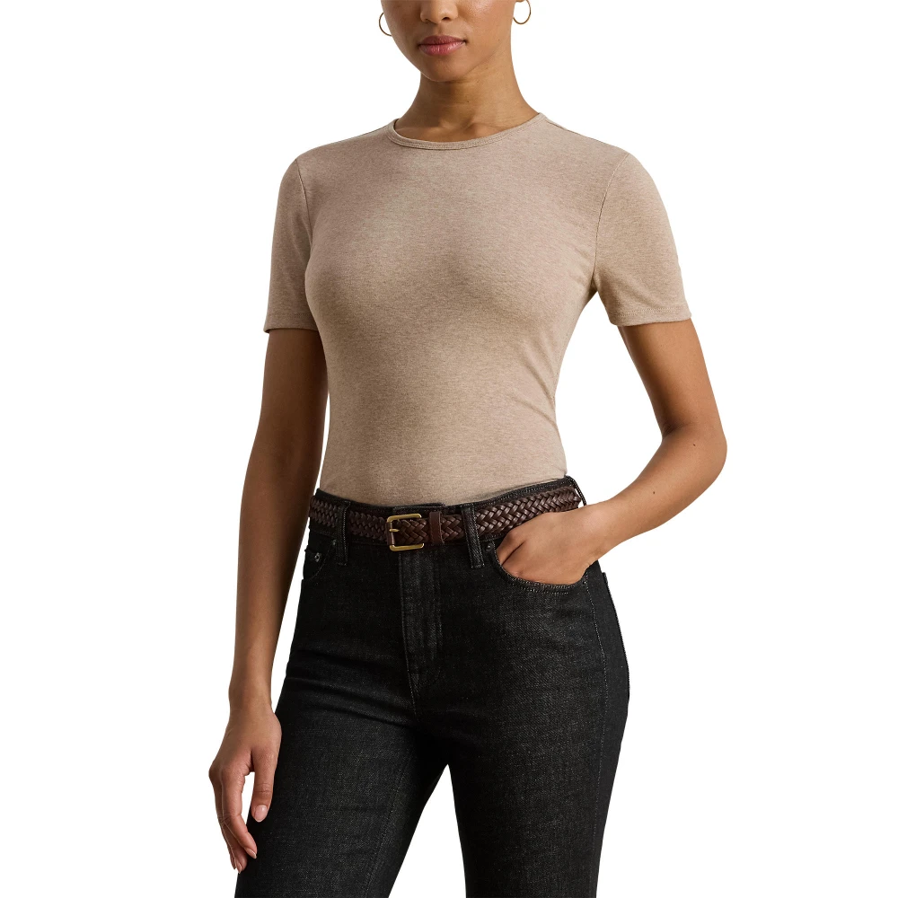 Γυναικεία Βαμβακερή Μπλούζα Stretch  Crewneck Lauren Ralph Lauren