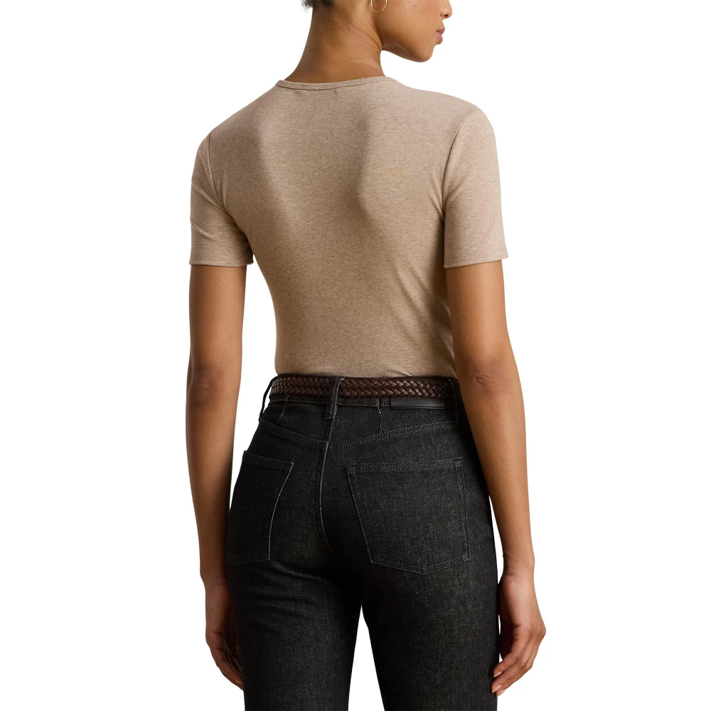 Γυναικεία Βαμβακερή Μπλούζα Stretch  Crewneck Lauren Ralph Lauren