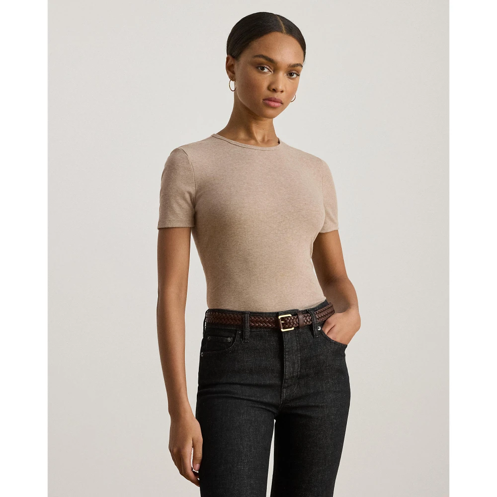 Γυναικεία Βαμβακερή Μπλούζα Stretch  Crewneck Lauren Ralph Lauren