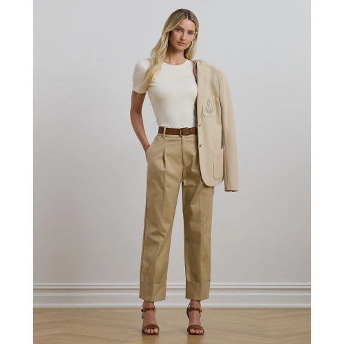 Γυναικεία Βαμβακερή Μπλούζα Stretch Lauren Ralph Lauren