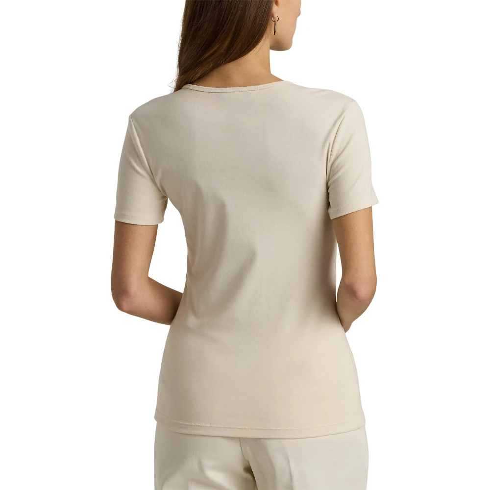 Γυναικεία Βαμβακερή Μπλούζα Stretch Lauren Ralph Lauren