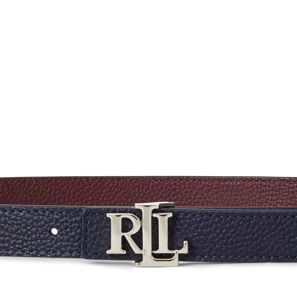 Γυναικεία Δερμάτινη Λεπτή Ζώνη  Logo Reversible Lauren Ralph Lauren