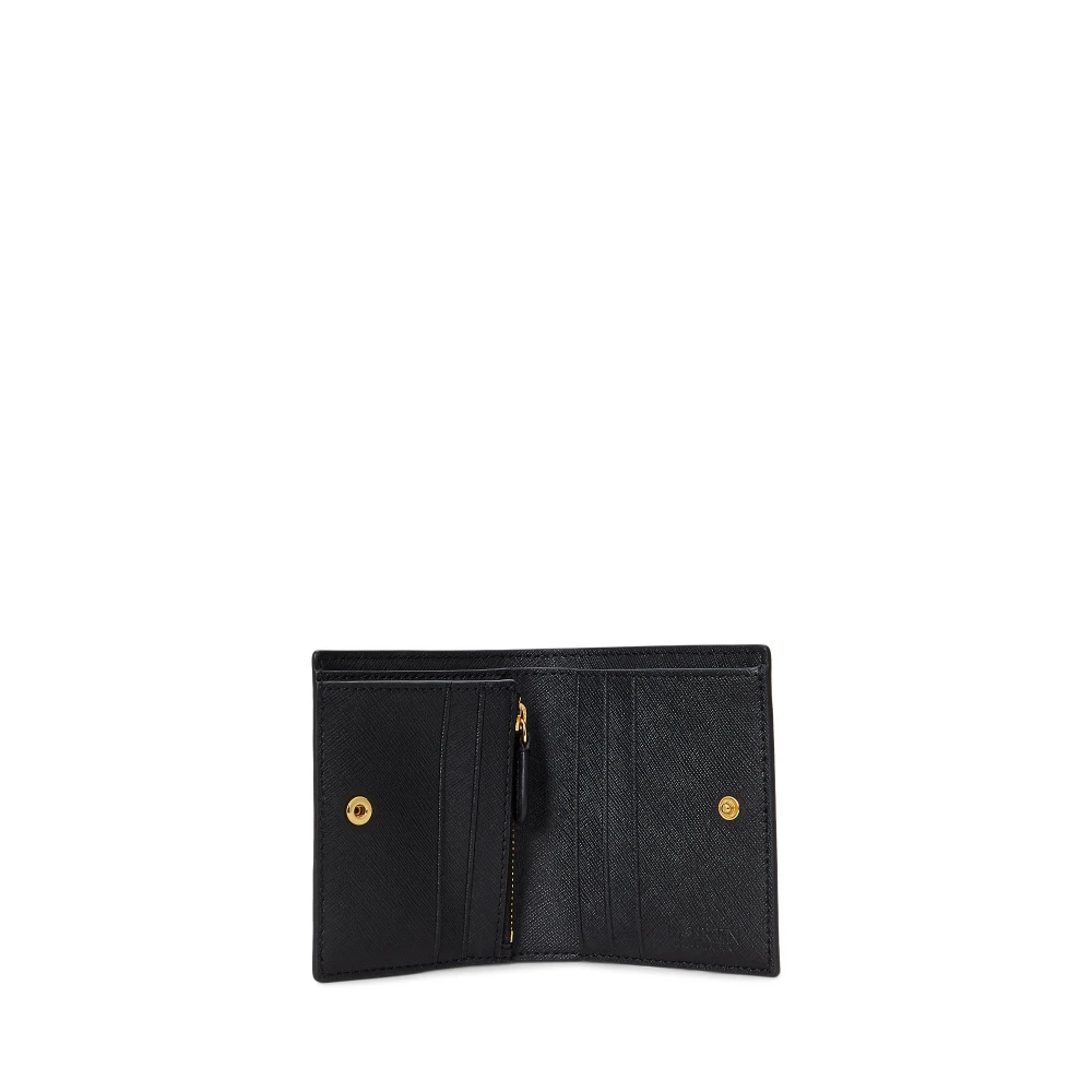  Δερμάτινο compact πορτοφόλι με σχέδιο “Belting” Lauren Ralph Lauren