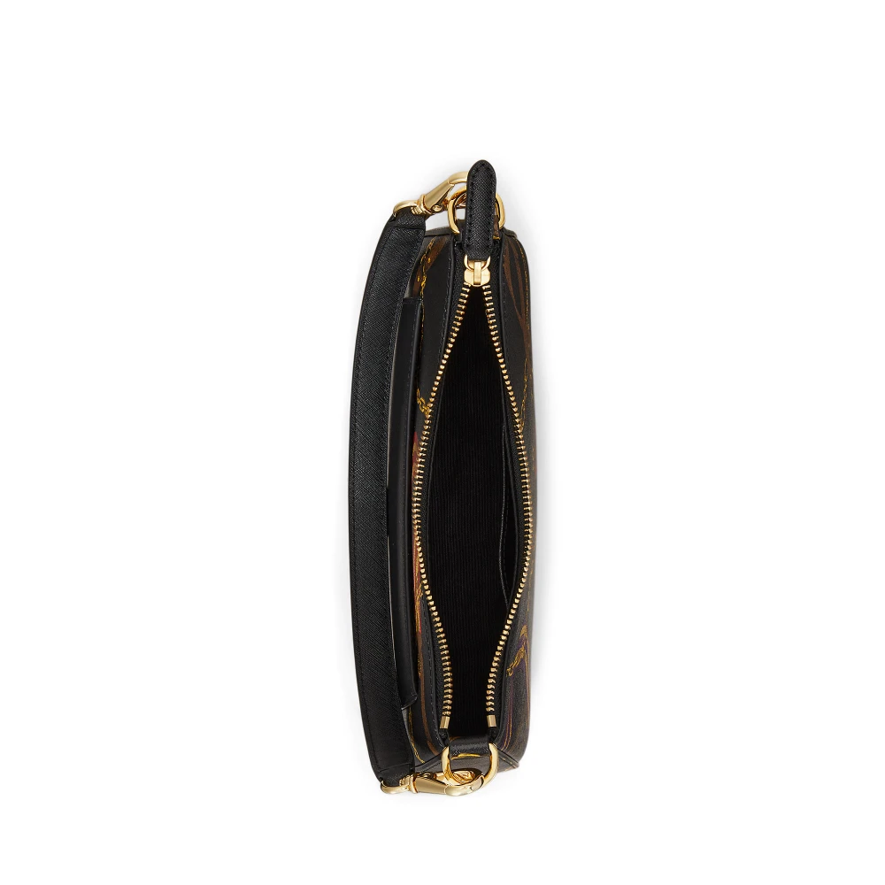 Γυναικεία Δερμάτινη Τσάντα Pinstripe Medium Danni  Lauren Ralph Lauren